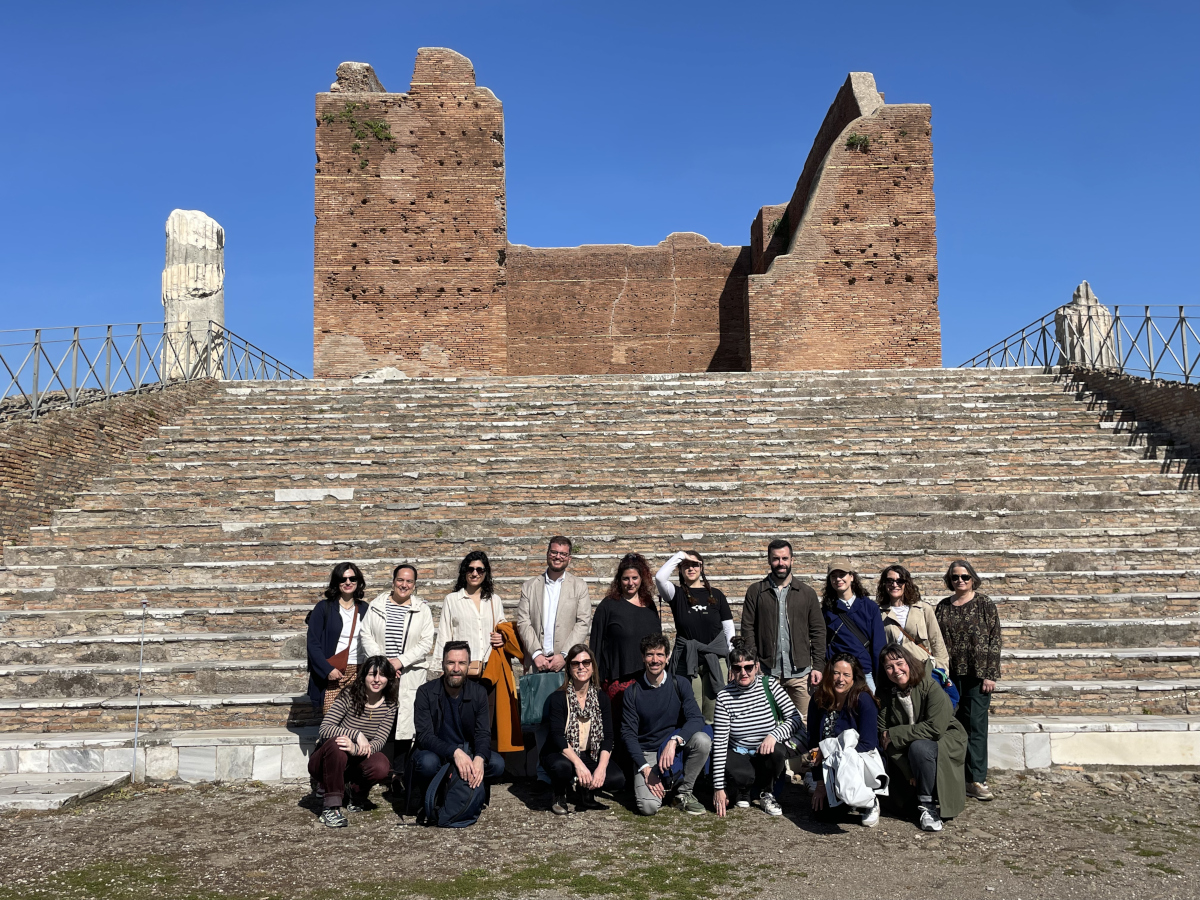 Greek, Spanish and Belgian AHEAD partners arrive in Ostia Antica!