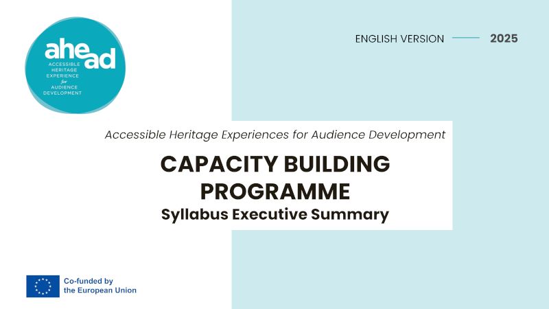 AHEAD Capacity building syllabus & blueprint_EN